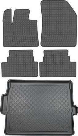 OEM Juego De Alfombrillas De Goma Para El Opel Grandland X Suv De Octubre De 2017 + Alfombrilla Para El Maletero