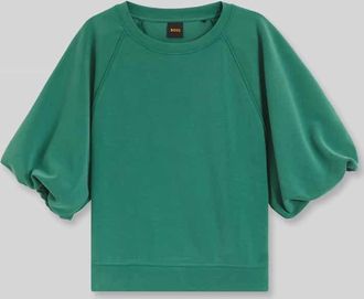 Boss Orange by Hugo Boss BOSS Orange Oversized Sweatshirt mit Ballon&auml;rmeln in Dunkelgruen, Gr&ouml;&szlig;e XL