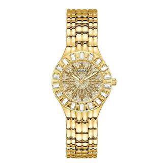 Guess Firework Horloge - Dames - Accessoires - Geel - Maat: ONE Size