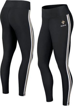 WEAR by Erin Andrews Womens WEAR by Erin Andrews Black New Orleans Saints Color Block Leggings at Nordstrom, Size X-Small