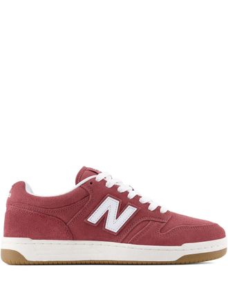 New Balance 480 perforated logo sneakers - Red