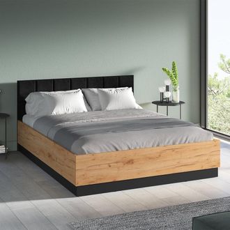 Petits Meubles Cama arc&oacute;n 160x200 somier incluido paneles de melamina