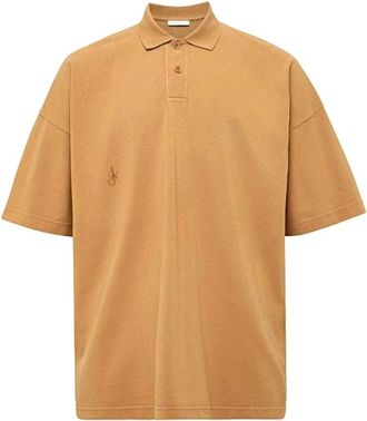 J.W.Anderson Polo Shirts, male, Brown, Size: XL Polo