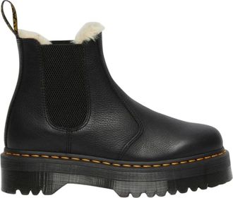 Dr. Martens Schoenen, Dames, Zwart, 39 EU, Leer, 2976 Quad Fl Pisa