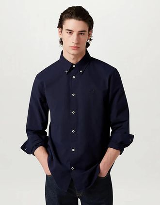 Belstaff Mens Belstaff Mens Street Shirt - Dark Ink - Navy - Size: 40/Regular