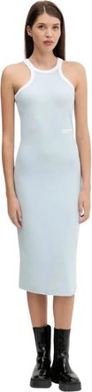 Karl Lagerfeld Straight Knit Mini Dress - Dames - Casual kleedjes - Blauw - L - Kleedjes
