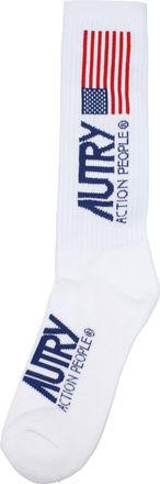 Autry Sokken En Kousen Dames Katoen Wit/Rood