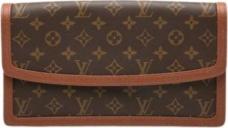 Louis Vuitton Pre-owned Clutches, female, Brown, Size: ONE SIZE Pre-owned Pochette Dame