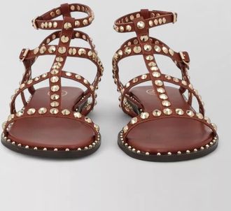 Ash gladiator sandal open toe ankle strap