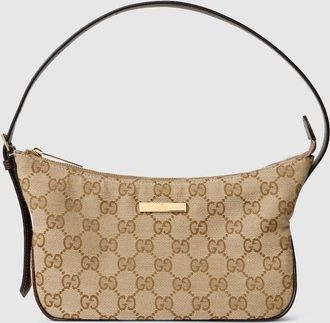 Gucci Lady Lunetta Small Shoulder Bag, Beige, GG Canvas