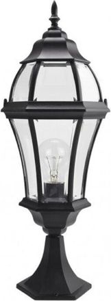 Fabrilamp Fabrilamp - Sobremuro Exterior Aluminio Becrux 1xe27 Negro 64,5x21x21 Cm Ip44