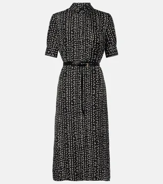 Altuzarra Kieran silk printed shirt dress
