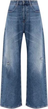 Diesel 1996 D-Sire Jeans - Dames - Loose Fit Jeans - Blauw - W28 - Katoen - Jeans