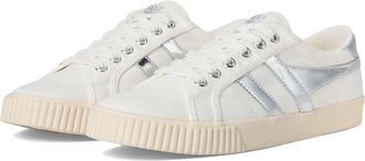 Gola Tennis Mark Cox Womens Shoes Off-White/Silver : 7.5 B - Medium, Canvas/Textile
