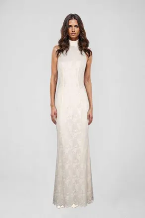 Ato&igrave;r Devon Gown in Ivory at Nordstrom, Size Large
