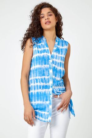 Roman Sleeveless Tie Dye Shirt