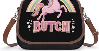 Generic Butch Womens Crossbody Bag Fashion Shoulder Handbags Message Tote Bag with Adjustable Strap