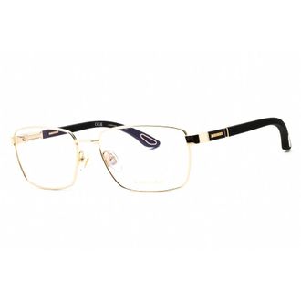 Chopard Mens Rose Gold Tone Rectangular Eyeglass Frames VCHG88