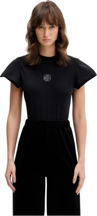 VETEMENTS Body con parche - Tops - Mujer - Negro - S