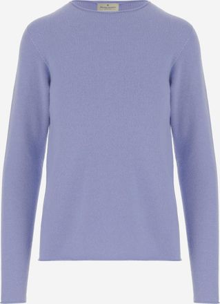 Bruno Manetti Purple Crew Neck Pullover