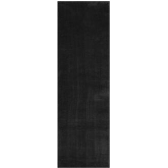 vidaXL Vidaxl - Alfombra De Pelo Corto Suave Lavable Huarte Negro 80x250 Cm