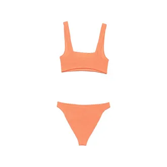 Hunza G Crinkle One-Piece Swimsuit - Orange