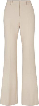 Joop Jw 241P165 Stijlvolle Broek - Dames - Wijde Broeken - Beige - M - Broeken
