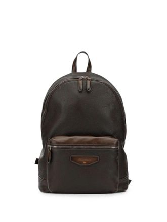 Santoni Backpack Leather New