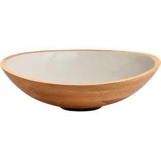 Be Home Madras Oversized Bowl in Taupe at Nordstrom