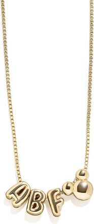 BaubleBar Personalized Disney Bubble Charm Necklace in Gold at Nordstrom