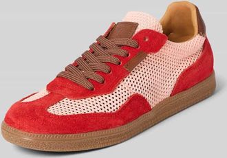 Steve Madden Sneaker aus Leder mit Schn&uuml;rung Modell Estella in Pink, Gr&ouml;&szlig;e 36