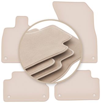 OEM Alfombrillas Premium Beige Para: Audi Q5 Ii Fy / F5 Suv 2017