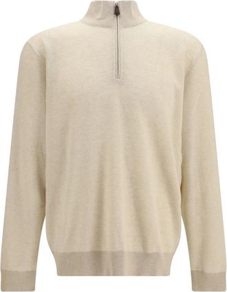 Loro Piana Roadster Sweater - Heren - Truien - Beige - Maat: XL Kasjmier