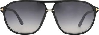 Tom Ford Bruce Smoke Gradient Navigator Mens Sunglasses FT1026 01B 61