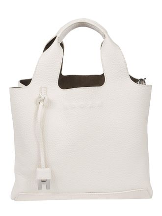 Hogan Small H01r Structured Calf Leather Tote Bag