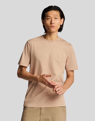 Lyle & Scott Lyle And Scott Mens Superfine Cotton T-Shirt - Brown - Size: 44