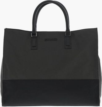 Dsquared2 Nylon Tote Bag with Leather Trims size One Size