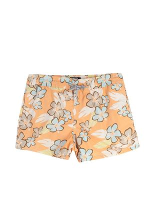 Vilebrequin Orange Floral-print Shorts Size L