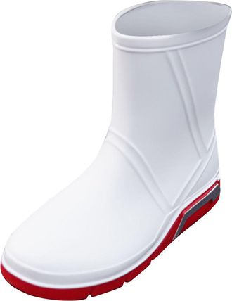 Generic TDEOK Wellington Boots Mens Half Height Rain Boots Short Platform Wellington Boots Mens Half Shaft Waterproof Rain Boots Breathable Garden Boots Rubbe