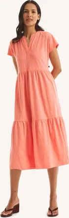 Nautica Womens Tiered Dress