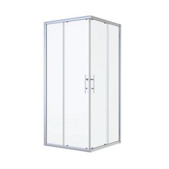 NEMO Start Profi douchecabine - 87x87x195cm - vierkant - 2 schuifdeuren - helder veiligheidsglas 5mm- chroom