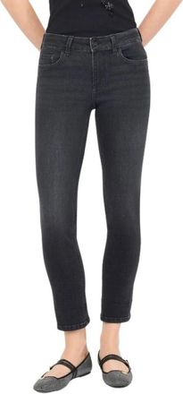 Liu Jo Cropped Jeans - Dames - Cropped Jeans - Zwart - W29 - Denim - Jeans