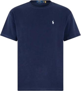 Polo Ralph Lauren Knit T-Shirt - Heren - T-shirts - Blauw - 2XL - Tops