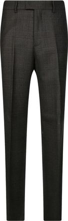 Berwich Patrizia Palazzo Broek - Dames - Straight fit broeken - Bruin - M - Wol - Broeken