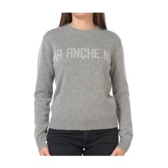 MC2 Saint Barth New Queen Sweater - Dames - Ronde hals truien - Grijs - L - Wol - Truien & Vesten