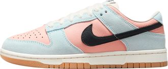 Nike Nike Womens Dunk Low Sneakers, Glacier Blue/Arctic Orange/Pale Ivory/Off Noir, 4.5 UK