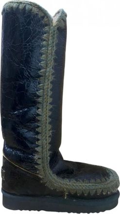 Mou Eskimo 40 Boot - Dames - Winterlaarzen - Zwart - 35 EU - Wol - Schoenen