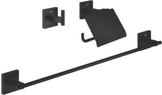 GROHE Set De Accesorios Grohe Start Cube 3-en-1 Metal Negro Mate 600 Mm