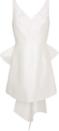 Sachin & Babi Rosie bow-detail minidress - women - Polyester - 12 - White