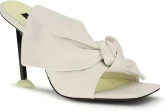 Givenchy Womens White Lamb Ovis Aries Mules